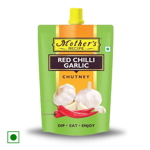 Mother's Recipe Red Chilli Garlic Chutney, 200 gm Pouch