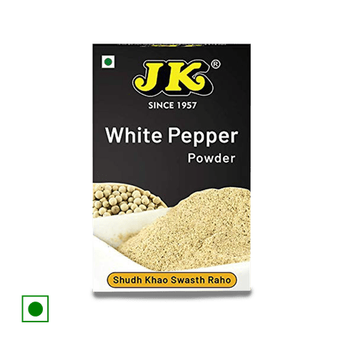 JK Green White Pepper Powder, 50 gm Box