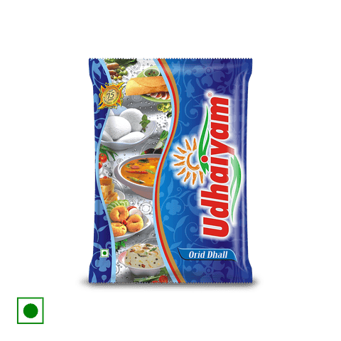 Udhaiyam Urad Whole, 1 kg Pouch