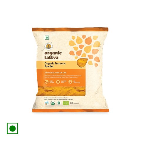 Organic Tattva Turmeric Powder, 200 gm Pouch