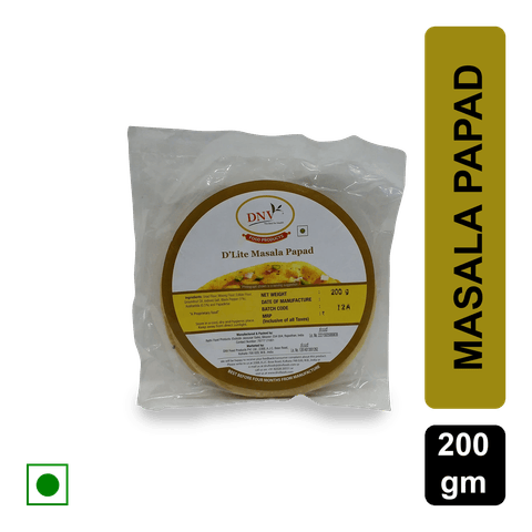 Dnv Masala Papad, 200 gm Pouch