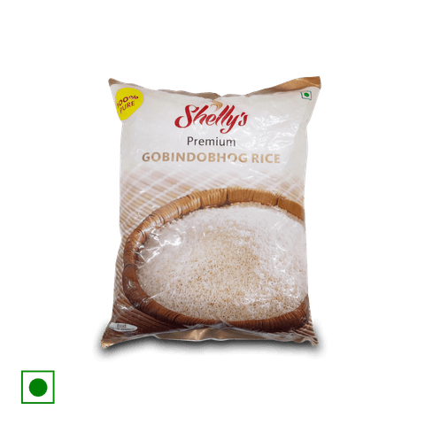 Shelly's Premium Gobindobhog Rice, 500 gm Pack