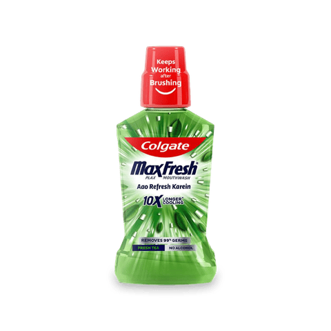 Colgate Maxfresh Plax Mouthwash Fresh Tea, 500 ml Bottle