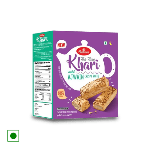 Haldiram's Khari Ajwain Puff, 200 gm Pack