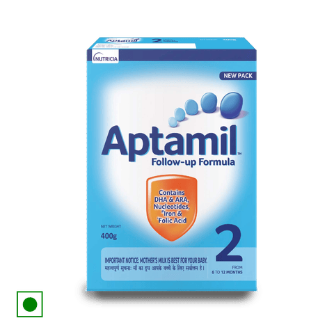 Aptamil Follow Up Infant Formula Powder (After 6 Months), Stage 2, 400 gm Box