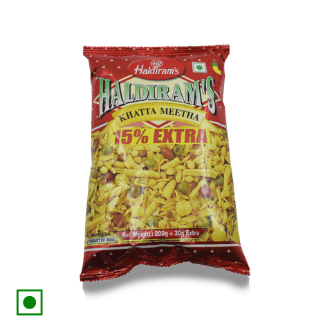 Haldirams Khatta Meetha Namkeen, 200 gm Pack