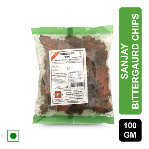Sanjay Bittergaurd Chips, 100 gm Pouch