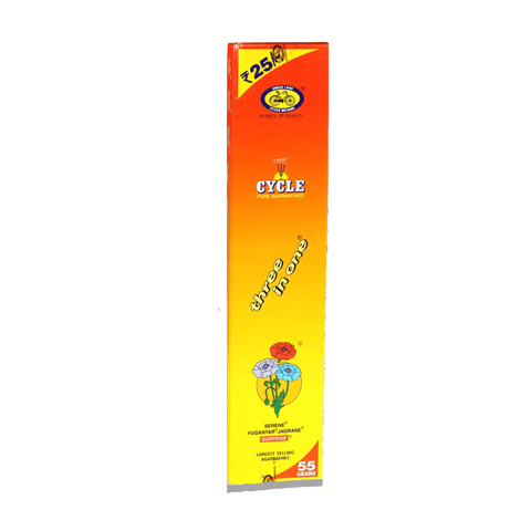 Cycle 3 in 1 Regular Agarbatti Incense Sticks, 44 gm Pack