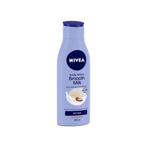 Nivea Shea Smooth Body Lotion, 200 ml Bottle