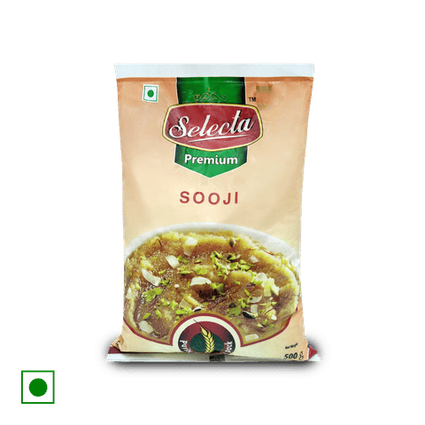 Selecta Premium Sooji, 500 gm Pouch