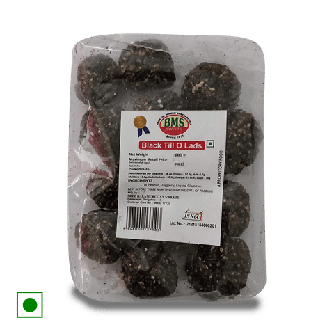 BMS Black Till O Lads Laddus, 100 gm Pack