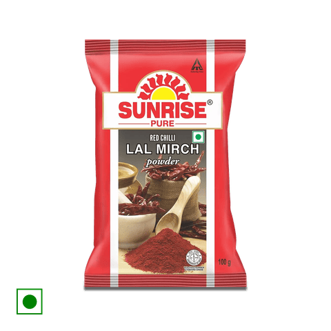 Sunrise Pure Red Chilli Powder, 200 gm Pouch