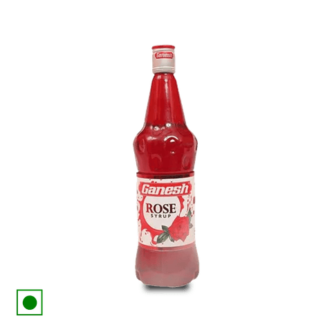 Ganesh Rose Syrup, 1 L Bottle