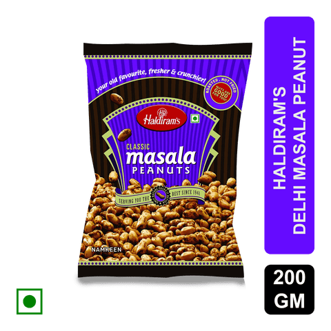 Haldiram's Peanuts Masala, 200 gm Pack