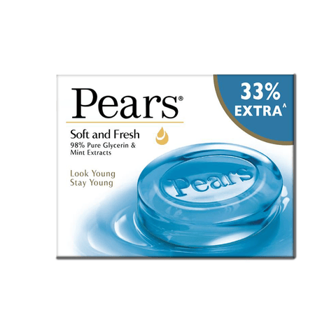 Pears Soft and Fresh Bathing Bar 100Gm