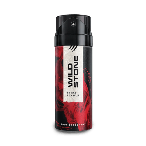 Wild Stone Men Ultra Sensual Body Deodrant Spray, 150 ml Can