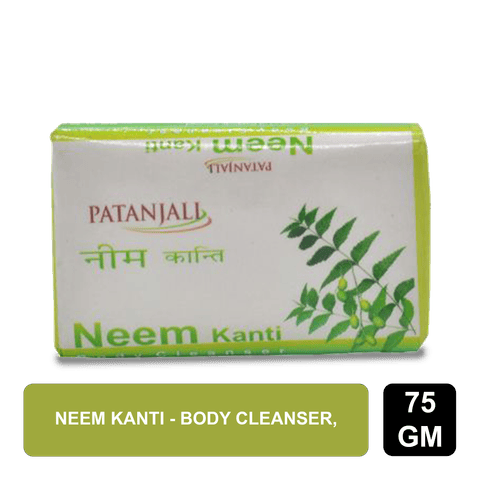 Patanjali Neem Kanti Body Cleanser Soap, 75 gm Bar