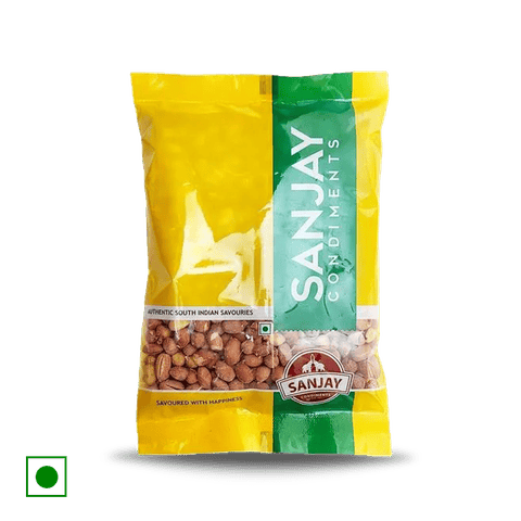 Sanjay Condiments Roasted Groundnut Namkeen, 200 gm Pack