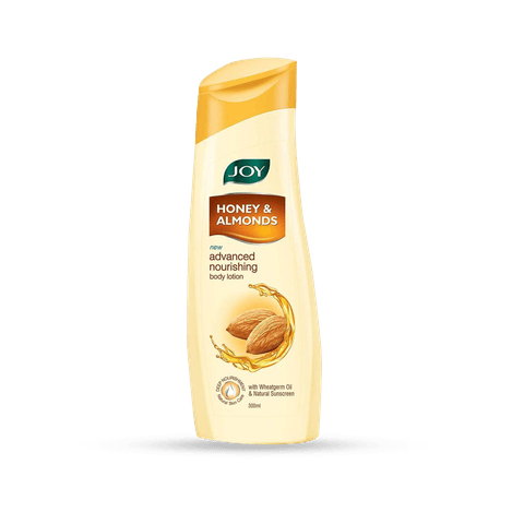 Joy Honey & Almonds Advanced Nourishing Body Lotion, 300 ml Bottle