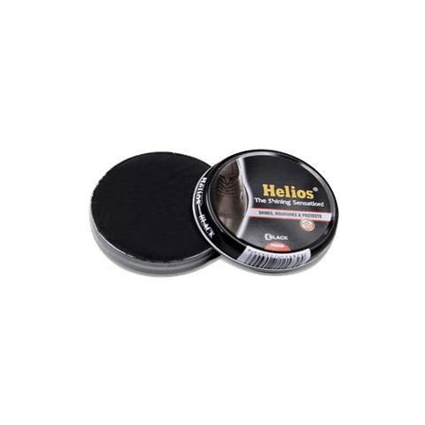 Helios Shoe Wax Polish, (Black), 40 gm Tin
