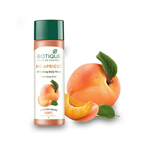 Biotique Bio Apricot Refreshing Body Wash, 190 ml Bottle
