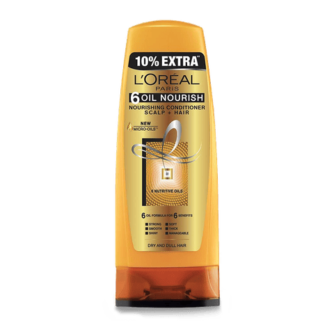 Loreal Paris 6 Oil Nourish Conditioner, 192.5 ml Bottle