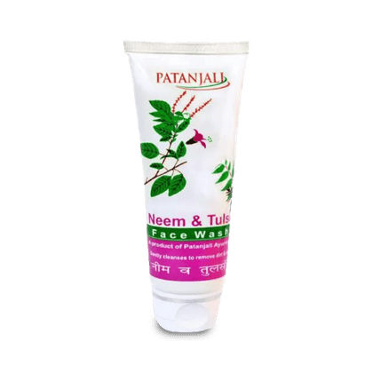 Patanjali Face Wash - Neem Tulsi, 60 ml Tube Patanjali Face Wash - Neem Tulsi, 60 ml Tube