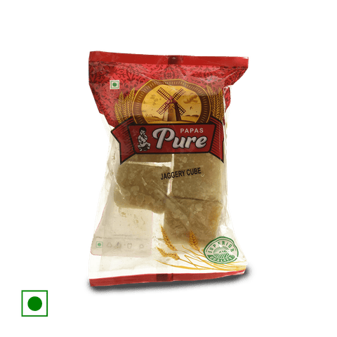 Papas Pure Jaggery Cube, 500 gm Pouch
