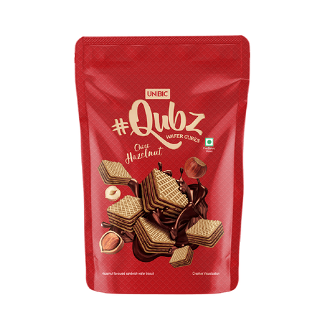 Unibic Unibic Qubz Wafer Cubes Choco Hazelnut 30 gm Pack