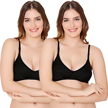 Bodycare polycotton wirefree convertible straps comfortable non padded bra-1531BB Bodycare polycotton wirefree convertible straps comfortable non padded bra-1531BB