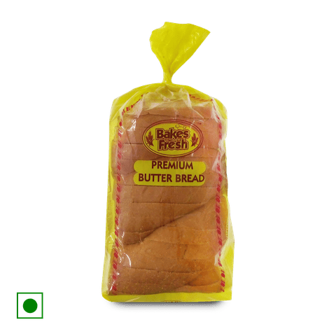 Bakes Fresh Premium Butter Bread, 400 gm Pack