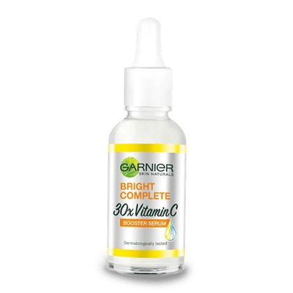 Garnier Booster Face Serum - Reduces Spots, Light Complete Vitamin C, 30 ml Bottle