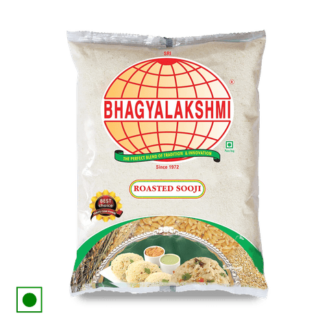Sri Bhagyalakshmi Roasted Sooji, 1 kg Pack
