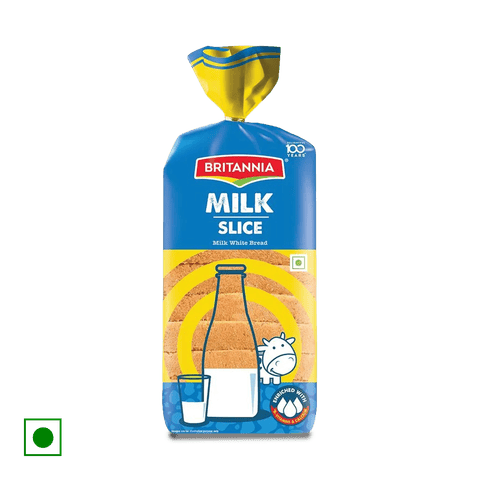 Britannia Milk White Bread, 350 gm Pouch
