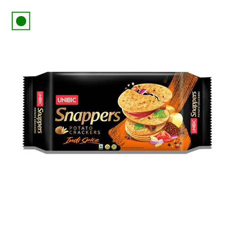 Unibic Snapper Cream Onion Potato Cracker Biscuit, 280 gm Pouch