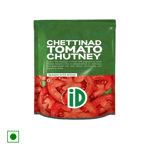 iD Chettinad Chutney - Tomato, 180 gm Pouch