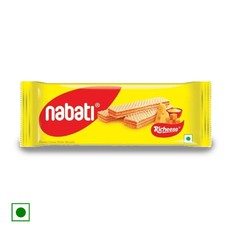 NABATI Richeese Cheese Cream Wafer Biscuits, 62 gm Pack