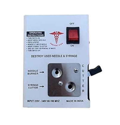 AAbha Premium Surgical Electrical Needle Syringe Destroyer