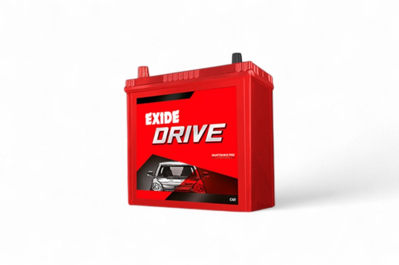 Exide Battery - 80 Ah 36 Months (18 M Free + 18 M Pro-rata) FEG0-DRIVE80R