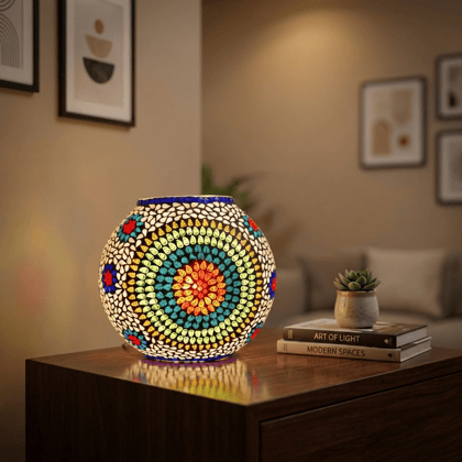 Handcrafted Mosaic Table Lamp Handcrafted Mosaic Table Lamp