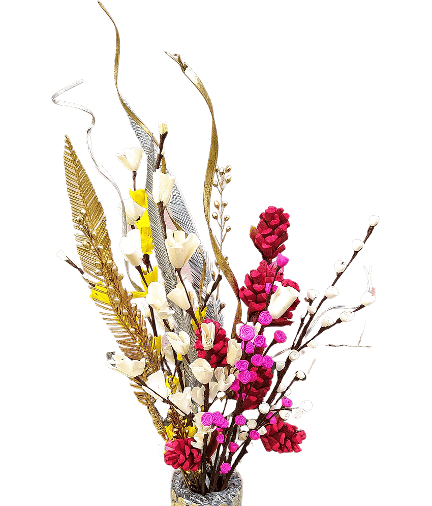 Fab n Style Wild Flower Multicolour Artificial Flowers Bunch - Pack of 1