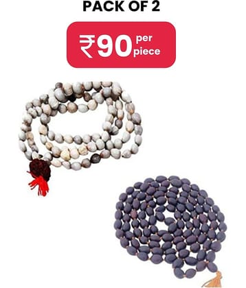 DvR ClicK - Wood Pooja Mala ( Pack of 2 )