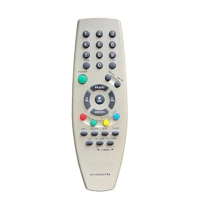 LG Universal CRT TV Remote Control  Compatible with All LG CRT TV Models | Replacement Electronics Accessory