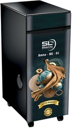 SILVERLINE ARENA-NX-01 Automatic Domestic Flour Mill Machine, Atta Chakki, Aata Maker, Ghar Ghanti, Flour Mill for Home