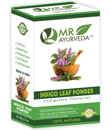 MR Ayurveda Indigo Powder (Black) Natural Henna 100 g