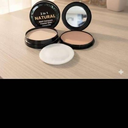 Compact Powder Foundation Pink Category 2in1 Matt