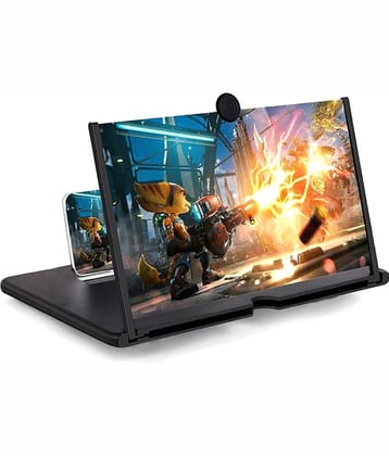 Neo - 3D HD Magnifier Phone Mobile Holder Screen Expanders for Movies, Videos, and Gaming with Foldable Phone Stand and Screen Amplifier - Compatible with All Smartphones