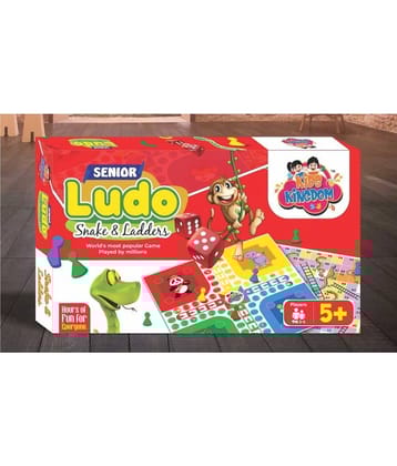 Ludo and Snake and Ladder Board Game Big Size Play Board for 3 Years and up