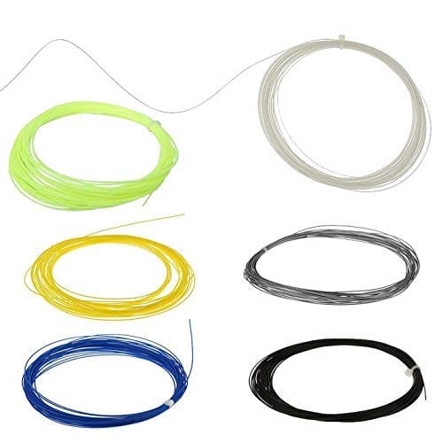 nawani 1 pair high resilience badminton string, size- 0.69mm, 10m/33feet- Multi color