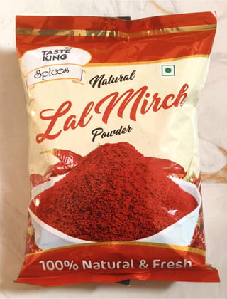 Taste King Natural Lal Mirch Powder | Red | 50g | 100% Natural & Fresh | Cooking Seasoning